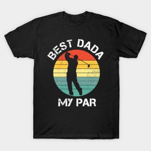 Best Dada By Par Golf Player Father Gift T-Shirt